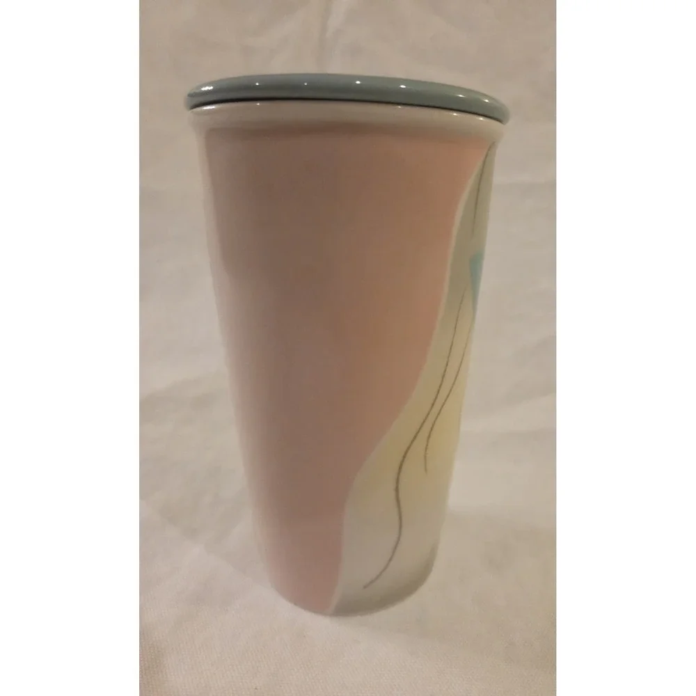 Starbucks Los Angeles LA Girl Sunglasses Ceramic Coffee Travel Mug 12 OZ